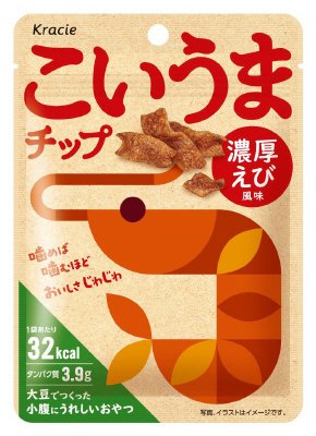 こいうまチップ　濃厚えび風味
