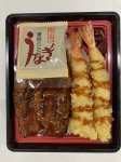 海老天＆うな重（鹿児島県大隅産鰻使用）