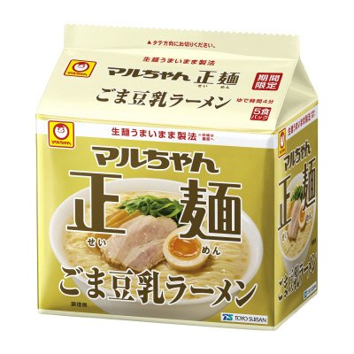マルちゃん正麺　ごま豆乳ラーメン　５食パック