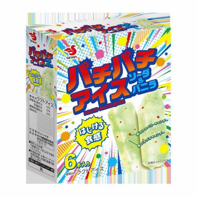 パチパチアイス（ソーダ＆バニラ）