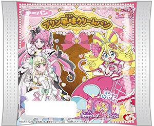 プリキュアプリン風味クリームパン