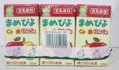 まめぴよ　りんご味　３連