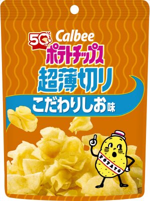 ポテトチップス超薄切りこだわりしお味