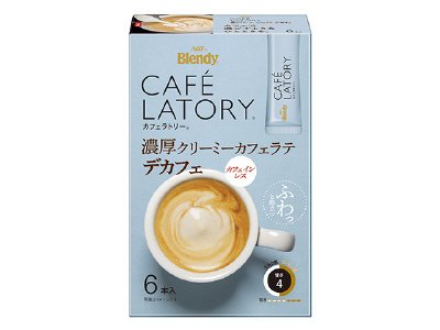 「ブレンディカフェラトリー」スティック　濃厚クリーミーカフェラテデカフェ６本