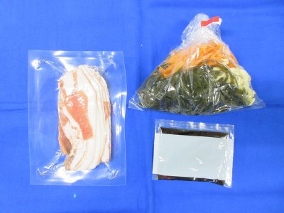 産直豚肉で作った沖縄の郷土料理　クーブイリチー