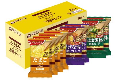 Ｔｈｅうまみ　スープ３種セット８食