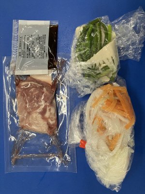 産直豚肉と筍の中華炒め
