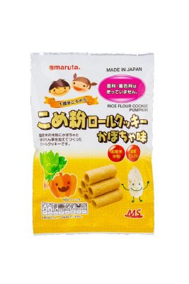 こめ粉ロールクッキーかぼちゃ味