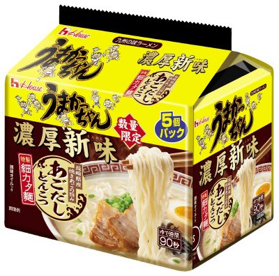 うまかっちゃん　濃厚新味　あごだしとんこつ　５個パック