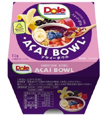 ドール　冷凍スムージーボウル　アサイー