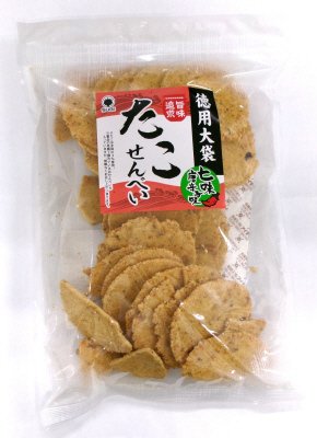 徳用大袋　たこせんべい七味唐辛子味