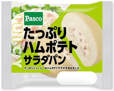 たっぷりハムポテトサラダパン