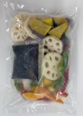 いかと野菜の照り焼き