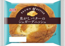 焦がしバターのシュガーデニッシュ