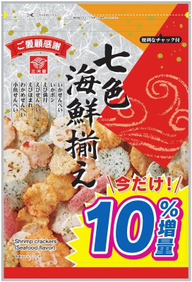 10%増量138g七色海鮮揃え