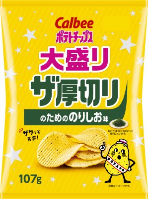 ポテトチップス大盛りザ厚切りのためののりしお味