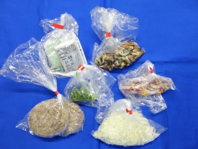 おろしハンバーグと大豆の五目煮風