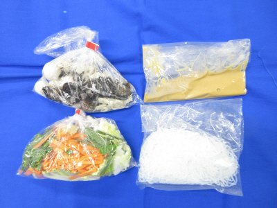 6品目の具沢山春雨スープ