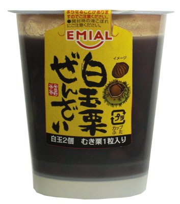 白玉栗ぜんざい