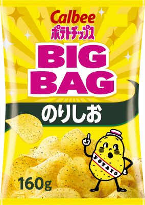 ＢＩＧＢＡＧポテトチップスのりしお