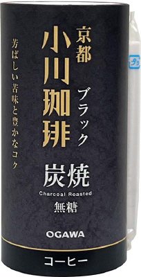 京都 炭焼珈琲 ブラック 無糖