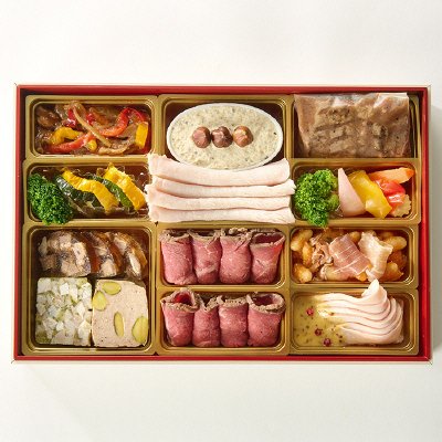 銀座花蝶洋風ONIKUオードブル一段重