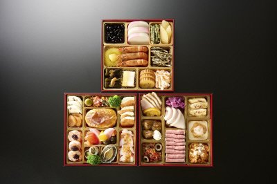 銀座花蝶ゆりの華和洋三段重