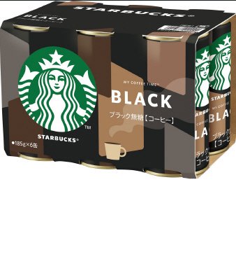 スターバックス ＭＹ ＣＯＦＦＥＥ ＴＩＭＥ ブラック１８５ｇ缶 ６缶パック