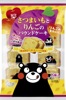 さつまいもとりんごのパウンドケーキ