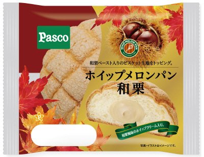 ホイップメロンパン　和栗