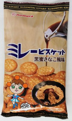 ミレービスケット　黒蜜きなこ風味