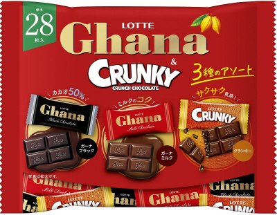 ガーナ＆クランキーシェアパック