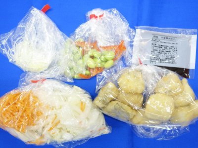 ６種具材と白身魚のあんかけ