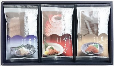 昆布じめ刺し身詰合せ３種　PG-25N