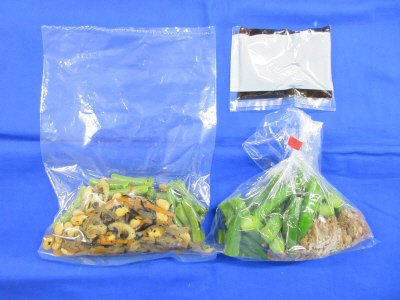 具沢山ひじき煮とオクラのそぼろ煮