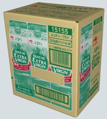 ＡＪＩＮＯＭＯＴＯオリーブオイルＥＶ　５００ｇスマートグリーンパック