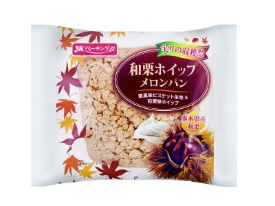 和栗ホイップメロンパン