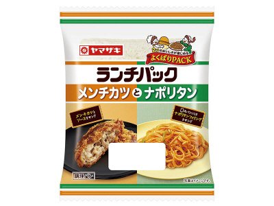 ランチパック（メンチカツとナポリタン）