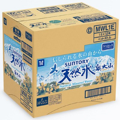 サントリー天然水１Ｌペットラベルレス