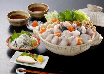 とらふくちり生白子付