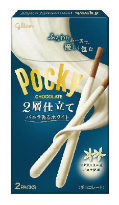 ポッキー２層仕立て＜バニラ香るホワイト＞