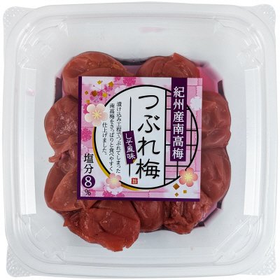 紀州産南高梅つぶれ梅しそ風味