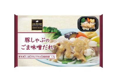 豚しゃぶのごま味噌だれ