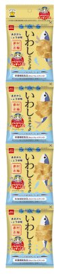 素材市場いわしのスナックあまからしょうゆ味４連
