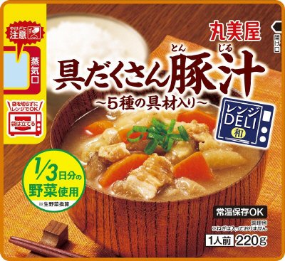 レンジＤＥＬＩ　具だくさん豚汁