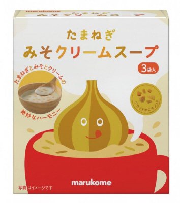 たまねぎみそクリームスープ
