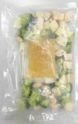 グリルチキンとポテト・ブロッコリーのガーリックバター炒め