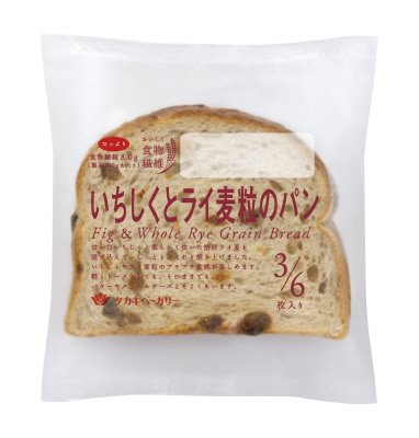 いちじくとライ麦粒のパン３／６枚入り
