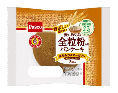 麦のめぐみ全粒粉入りパンケーキはちみつ＆マーガリン入