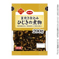 釜炊き仕込み　ひじきの煮物